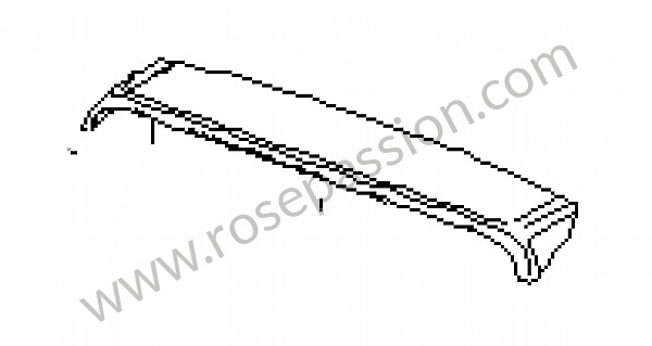 P100393 - Aileron arrière pour Porsche Cayenne / 955 / 9PA • 2006 • Cayenne v6 • Boite manuelle 6 vitesses