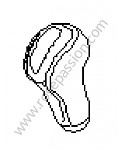 P101701 - Knop keuzehendel voor Porsche Cayman / 987C • 2006 • Cayman s 3.4 • Automatische versnellingsbak