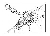 P102507 - Rear axle differential for Porsche Cayenne / 955 / 9PA • 2003 • Cayenne v6 • Automatic gearbox