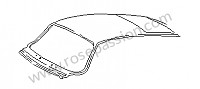 P1025445 - ROOF WITHOUT REAR WINDOW SURROUND for Porsche 911 G • 1985 • 3.2 • Coupe • Manual gearbox, 5 speed