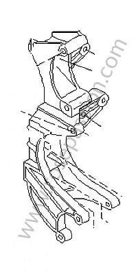 P103452 - Suporte da transmissao para Porsche Cayenne / 955 / 9PA • 2003 • Cayenne v6 • Caixa automática
