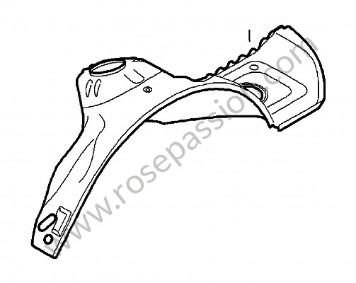 P104170 - Caja de rueda para Porsche Boxster / 987-2 • 2010 • Boxster s 3.4 • Cabrio • Caja pdk