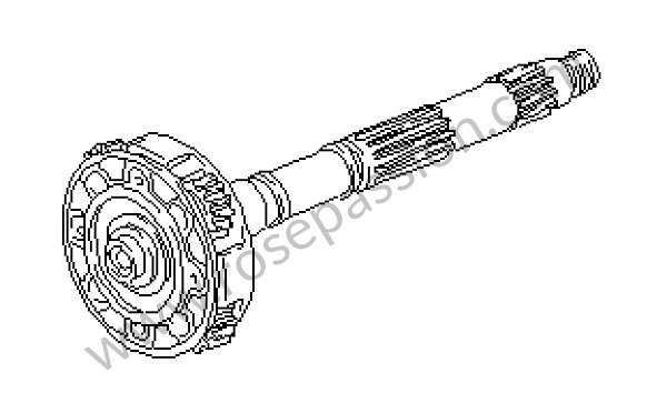 P10457 - Porte-satellites pour Porsche 928 • 1988 • 928 s4 • Coupe • Boite auto