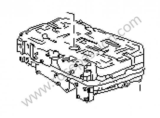 P10478 - Schaltschiebergehaeuse für Porsche 928 • 1989 • 928 s4 • Coupe • Automatikgetriebe