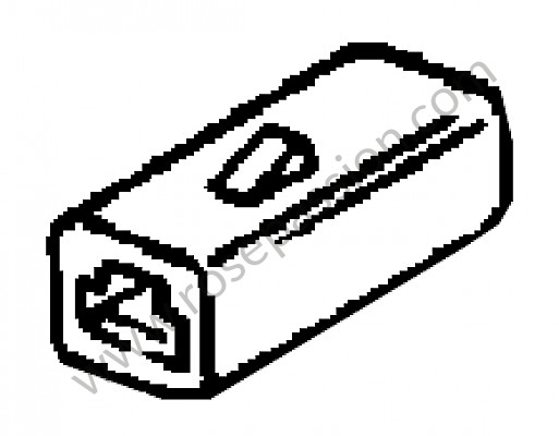 P10648 - Caja casquillos conectores para Porsche 924 • 1984 • 924 2.0 • Coupe • Caja manual de 5 velocidades