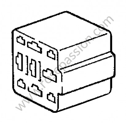P10660 - Caja de conexiones para Porsche 944 • 1989 • 944 2.7 • Coupe • Caja manual de 5 velocidades