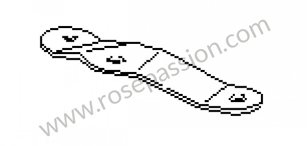 P10673 - Halter für Porsche 968 • 1992 • 968 • Cabrio • 6-gang-handschaltgetriebe