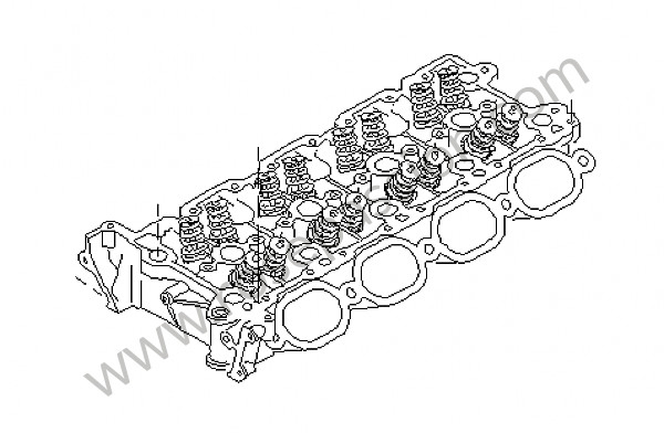 P106961 - Cilinderkop voor Porsche Cayenne / 955 / 9PA • 2005 • Cayenne s v8 • Automatische versnellingsbak
