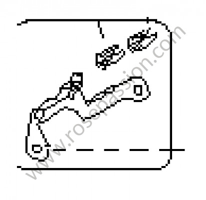 P106968 - Suporte de mancal para Porsche Cayenne / 955 / 9PA • 2004 • Cayenne s v8 • Caixa manual 6 velocidades