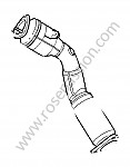 P107088 - Exhaust pipe for Porsche Cayenne / 955 / 9PA • 2004 • Cayenne s v8 • Automatic gearbox