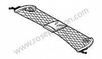 P108260 - Luggage net for Porsche Boxster / 987-2 • 2011 • Boxster spyder 3.4 • Cabrio • Pdk gearbox