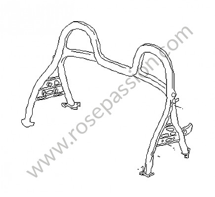 P108957 - Roll-over bar for Porsche Boxster / 987 • 2005 • Boxster s 3.2 • Cabrio • Manual gearbox, 6 speed