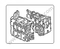 Engine crankcase for Porsche Boxster / 987 • 2006 • Boxster s 3.2 • Cabrio • Automatic gearbox