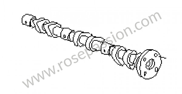 P109214 - Camshaft for Porsche 996 / 911 Carrera • 2002 • 996 carrera 4 • Coupe • Manual gearbox, 6 speed