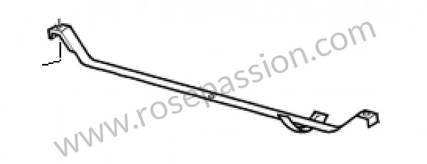 P109490 - Cinta de sujecion para Porsche 997-1 / 911 Carrera • 2008 • 997 c4s • Coupe • Caja auto