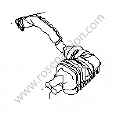 P113295 - Katalysator voor Porsche Boxster / 987 • 2006 • Boxster s 3.2 • Cabrio • Automatische versnellingsbak