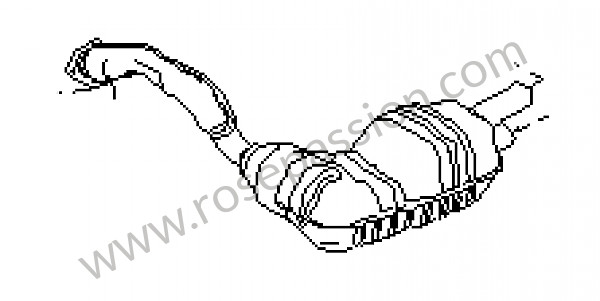 P113296 - Catalizador para Porsche Boxster / 987 • 2005 • Boxster 2.7 • Cabrio • Caixa manual 6 velocidades