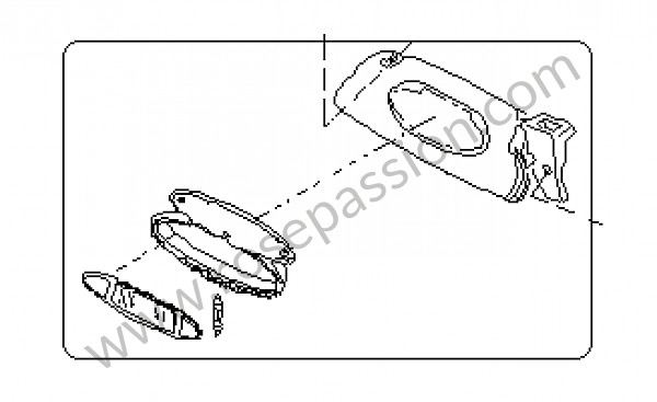P114077 - Pare-soleil pour Porsche Boxster / 987 • 2005 • Boxster 2.7 • Cabrio • Boite manuelle 5 vitesses