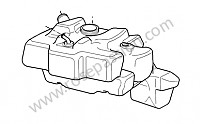 P114409 - Serbatoio carburante per Porsche 997-1 / 911 Carrera • 2007 • 997 c4 • Cabrio • Cambio manuale 6 marce