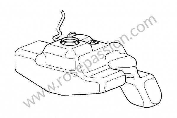 P114409 - Deposito de combustible para Porsche 997 Turbo / 997T2 / 911 Turbo / GT2 RS • 2012 • 997 turbo • Coupe • Caja manual de 6 velocidades