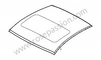 P114538 - Painel exterior do tejadilho para Porsche 997-2 / 911 Carrera • 2010 • 997 c2 • Coupe • Caixa manual 6 velocidades