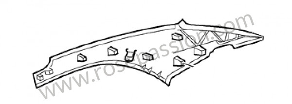 P115002 - Lining for Porsche 997-2 / 911 Carrera • 2010 • 997 c2 • Cabrio • Pdk gearbox