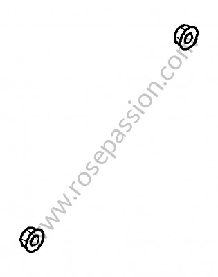 P115396 - Porca de aperto medio para Porsche Cayenne / 957 / 9PA1 • 2008 • Cayenne s v8 • Caixa automática