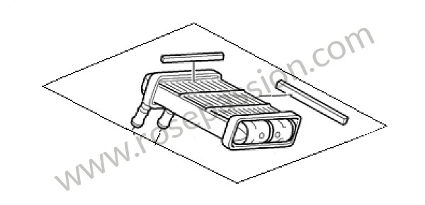 P117219 - Heat exchanger for Porsche Cayenne / 955 / 9PA • 2006 • Cayenne v6 • Manual gearbox, 6 speed