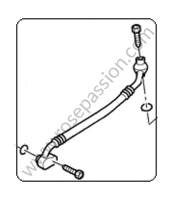 P117221 - Tubo fless. refrigerante per Porsche Cayenne / 957 / 9PA1 • 2010 • Cayenne v6 • Cambio auto