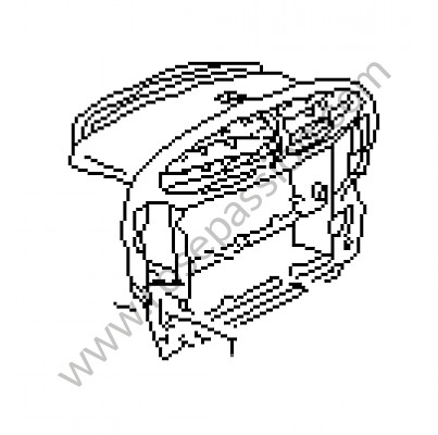 P117475 - Caixilho de suporte para Porsche Boxster / 986 • 2002 • Boxster s 3.2 • Cabrio • Caixa automática