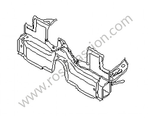 P117526 - Schottwand für Porsche Boxster / 987 • 2005 • Boxster 2.7 • Cabrio • Automatikgetriebe