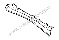 P117547 - Dwarsdrager  voor Porsche Cayman / 987C2 • 2010 • Cayman s 3.4 • Manuele bak 6 versnellingen