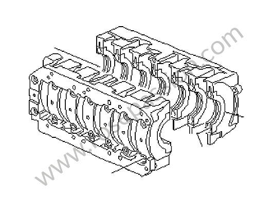 P117801 - Lagergehäuse für Porsche Boxster / 986 • 2003 • Boxster 2.7 • Cabrio • 5-gang-handschaltgetriebe