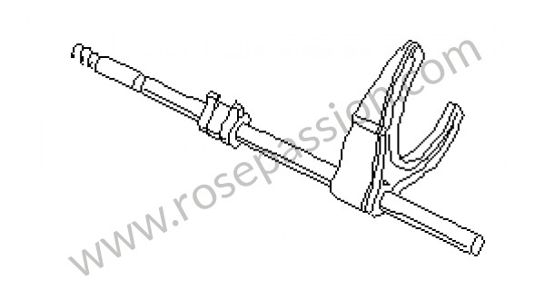 P117955 - Axe de fourchette pour Porsche 996 / 911 Carrera • 2003 • 996 carrera 2 • Cabrio • Boite manuelle 6 vitesses