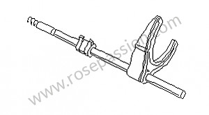 Selector fork for Porsche 996 / 911 Carrera • 1998 • 996 carrera 2 • Coupe • Manual gearbox, 6 speed