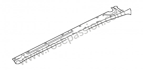 P118343 - Faldon lateral para Porsche 997-2 / 911 Carrera • 2010 • 997 c4 • Cabrio • Caja manual de 6 velocidades