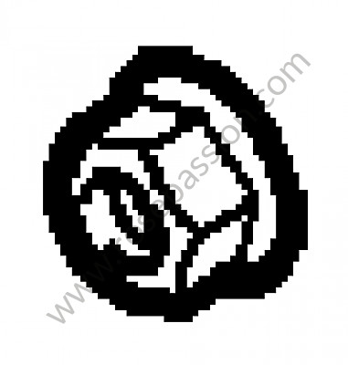 P119025 - Porca hexagonal para Porsche Cayenne / 957 / 9PA1 • 2007 • Cayenne turbo • Caixa automática