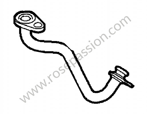 P121075 - Tubo do oleo para Porsche Cayenne / 957 / 9PA1 • 2010 • Turbo s • Caixa automática