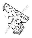 P121112 - Abgaskrümmer für Porsche Cayenne / 957 / 9PA1 • 2007 • Cayenne s v8 • 6-gang-handschaltgetriebe