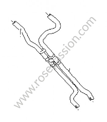 P121165 - Front muffler for Porsche Cayenne / 955 / 9PA • 2006 • Cayenne s v8 • Manual gearbox, 6 speed