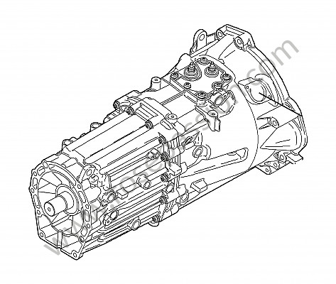 P121245 - Caixa de reposição para Porsche Cayenne / 957 / 9PA1 • 2009 • Cayenne s v8 • Caixa manual 6 velocidades