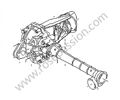 P121308 - Front-axle final drive for Porsche Cayenne / 955 / 9PA • 2006 • Cayenne v6 • Automatic gearbox