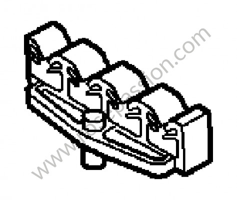P121345 - Soporte de cable para Porsche Cayenne / 957 / 9PA1 • 2009 • Turbo s • Caja auto