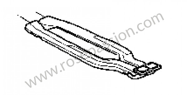 P121810 - Condotto aria per Porsche Cayenne / 955 / 9PA • 2005 • Cayenne v6 • Cambio manuale 6 marce