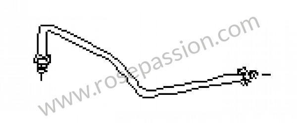P122856 - Canalisation de frein pour Porsche Boxster / 987 • 2005 • Boxster 2.7 • Cabrio • Boite manuelle 6 vitesses