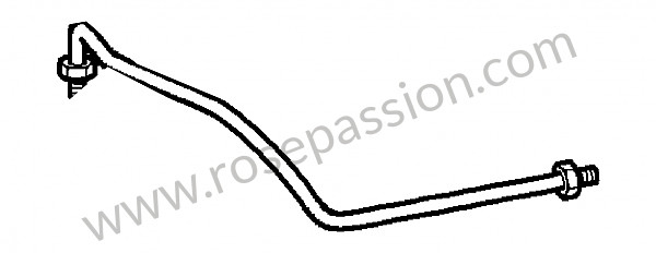 P122858 - Brake line for Porsche 997-2 / 911 Carrera • 2009 • 997 c2s • Cabrio • Manual gearbox, 6 speed