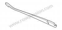 P123504 - Wiper arm for Porsche 997-2 / 911 Carrera • 2010 • 997 c4s • Targa • Pdk gearbox