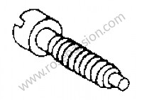 P12486 - Adjusting screw for Porsche 911 Classic • 1971 • 2.2t • Coupe • Manual gearbox, 4 speed