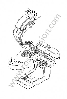 P125749 - Réservoir de carburant pour Porsche Cayenne / 955 / 9PA • 2003 • Cayenne v6 • Boite auto