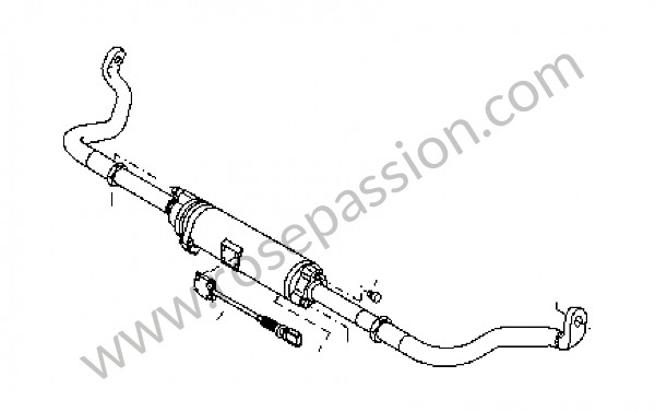 P125826 - Stabiliser for Porsche Cayenne / 955 / 9PA • 2005 • Cayenne s v8 • Automatic gearbox
